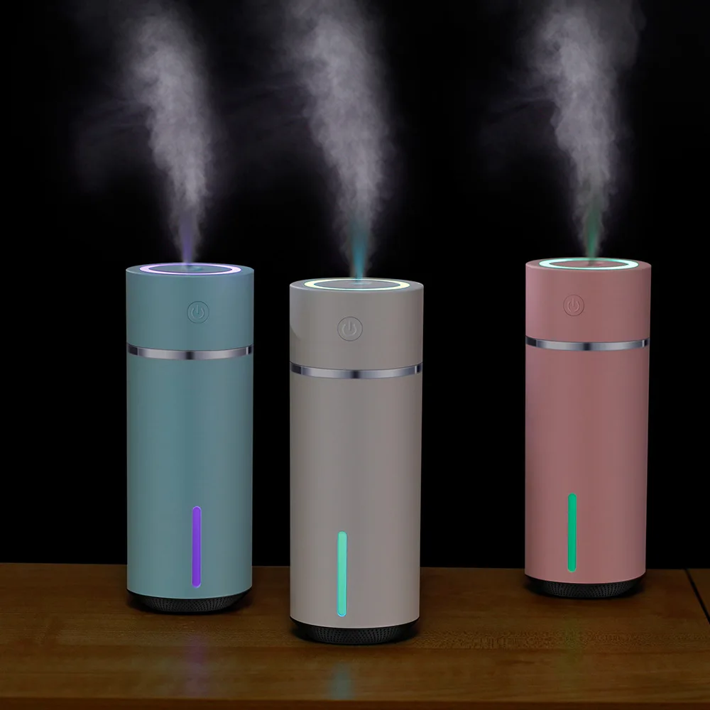 

New Style DZ01 Humidifier Glass Desktop Ambience Light Humidifier Car Mounted Air Cleaner Water Replenishing Instrument