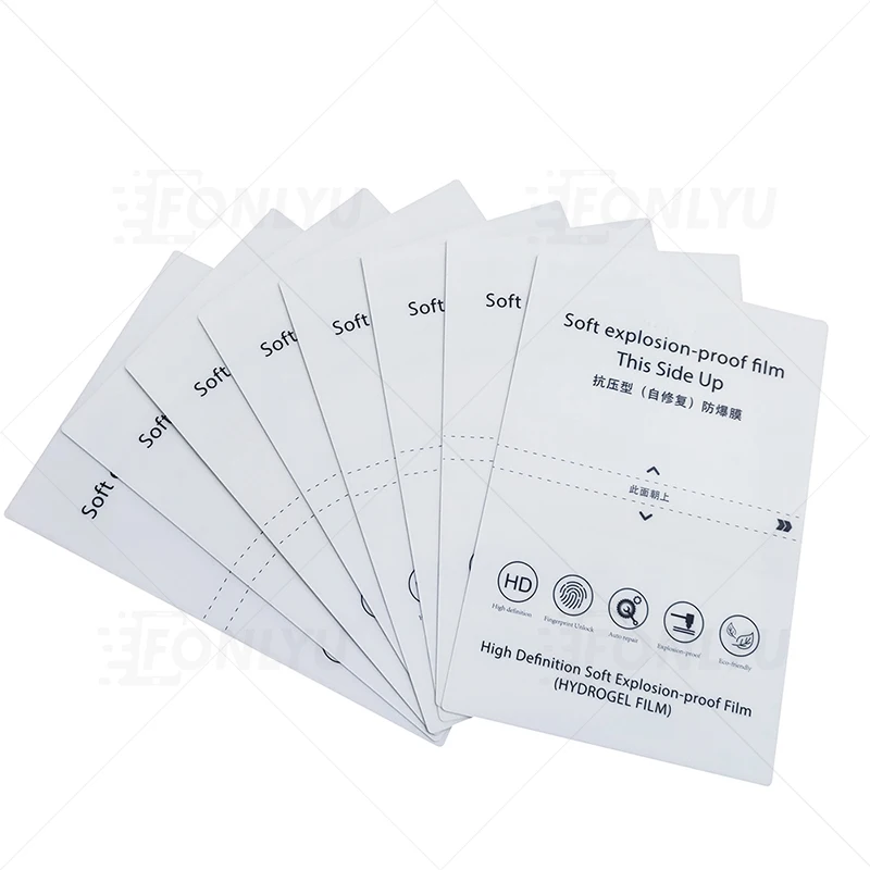 50Pcs Hydrogel Sheet Self Repair Mobile Phone Screen Protector HD Clear Matte Privacy Membrane for Film Cutter Plotter Machine