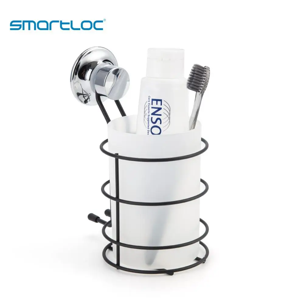 

Вакуумный Железный настенный держатель Smartloc, аксессуары для ванной комнаты, органайзер, контейнер для хранения ванной и душа