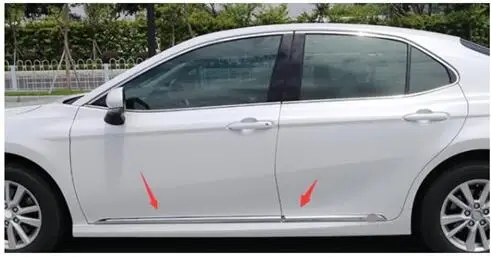fo Toyota new camry обшивка кузова восьмого поколения дверная граница RUR анти-столкновения полосы декоративные аксессуары