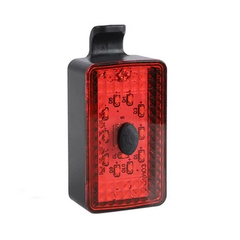 

Bicycle safety warning light mountain bike rear tail light waterproof road bike mini red LED light USB charging 4* 2.5* 1.5 cm
