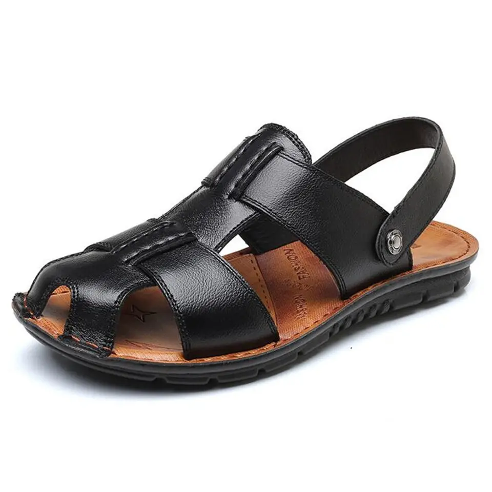 Mashejackxin New Summer Men Sandals Flops Outdoor Anti Slip Beach Male Shoes Casual Sneakers Comfortable Sandalias Hombre