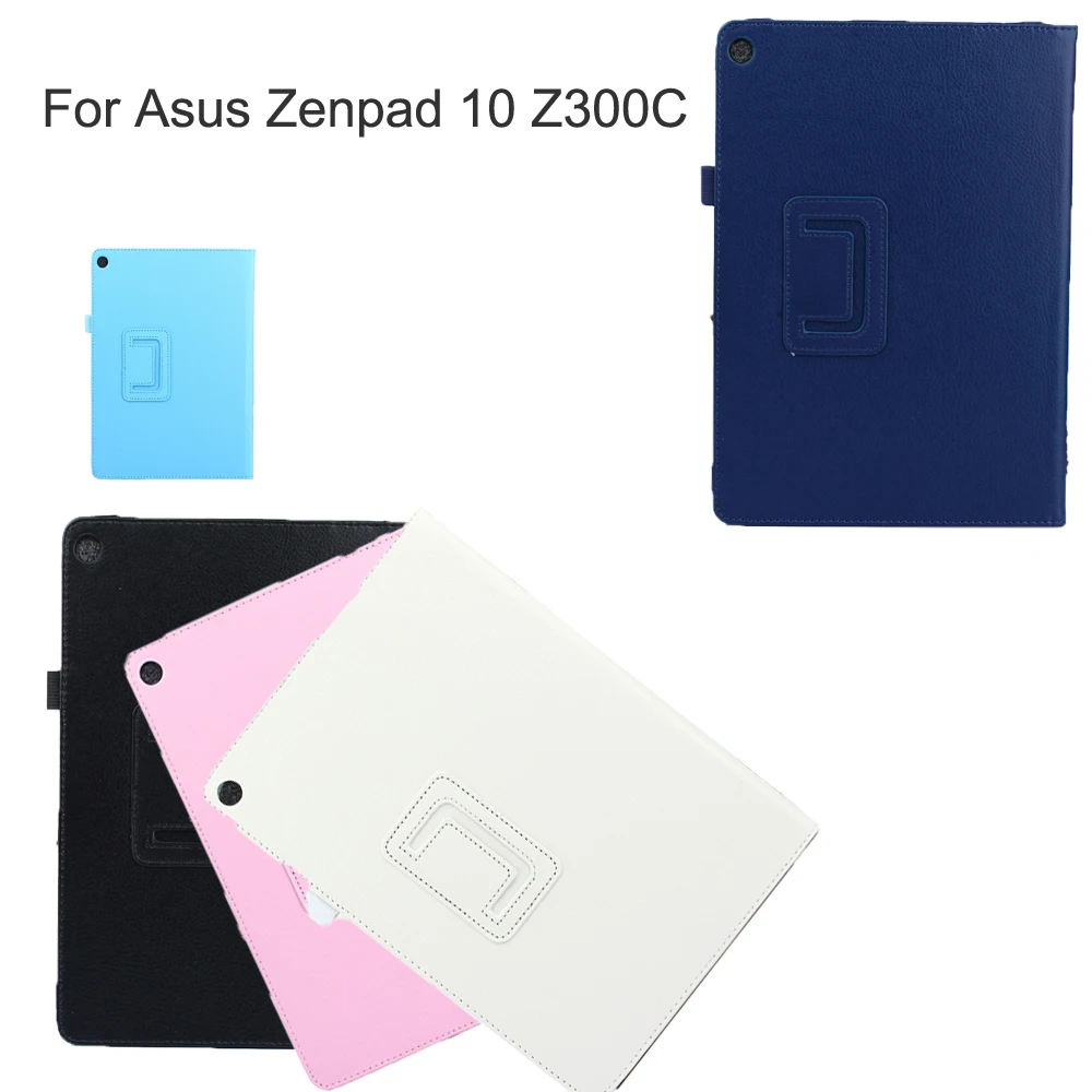 PU Leather Cover Case For Asus Zenpad 10 Z300CL Z300CG Z300C Z300 Z300CNL Three Folded Stand Tablet Cover Case Holder Shell Skin