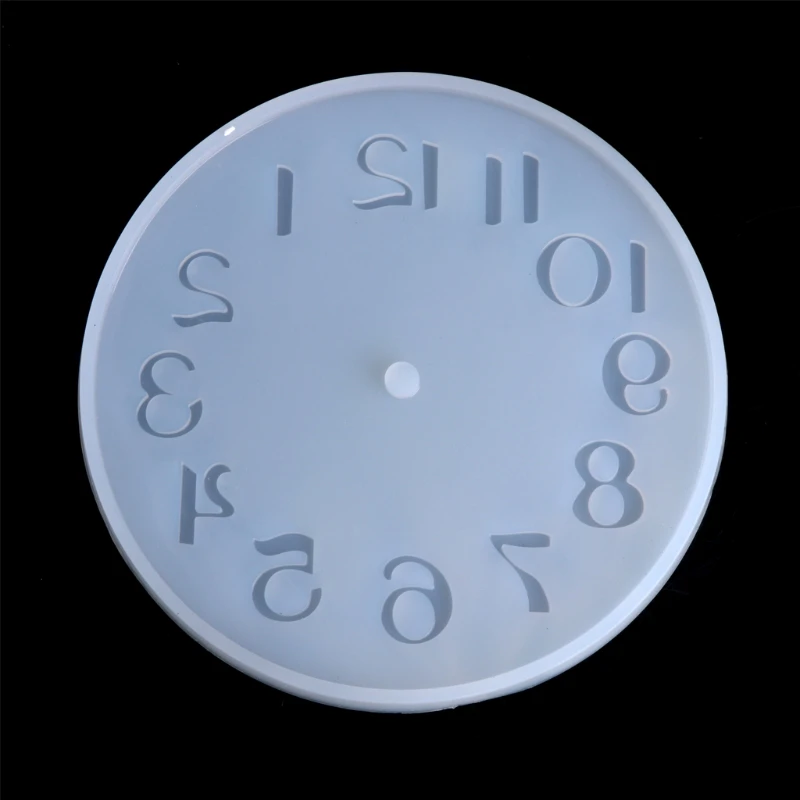 Арабские цифры Силиконовые DIY Ювелирные изделия формы кулон часы в форме помадки торт - Цвет: L