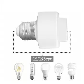 

Digital E26/E27 Tuya Smart Bulb Base Wifi Lamp Base E27 Bulb Holder