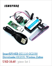 CC2531 CC2540 Zigbee анализатора Беспроводная плата Bluetooth синий 4,0 Dongle модуль захвата USB программатор-загрузчик Кабельный разъем