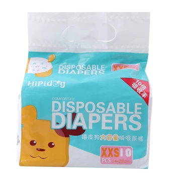 

Pet Dog Diapers Physiological Pants High Quality Dog Soft Disposable Dog Diapers Super Absorbent Diapers 10 PCS/Bag Dog Diapers