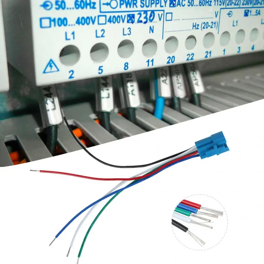 3Pcs/Lot 5Pin Pitch Socket Plug Connector Wire High Quality Cable Harness for 16mm Metal Push Button Switch | Обустройство дома