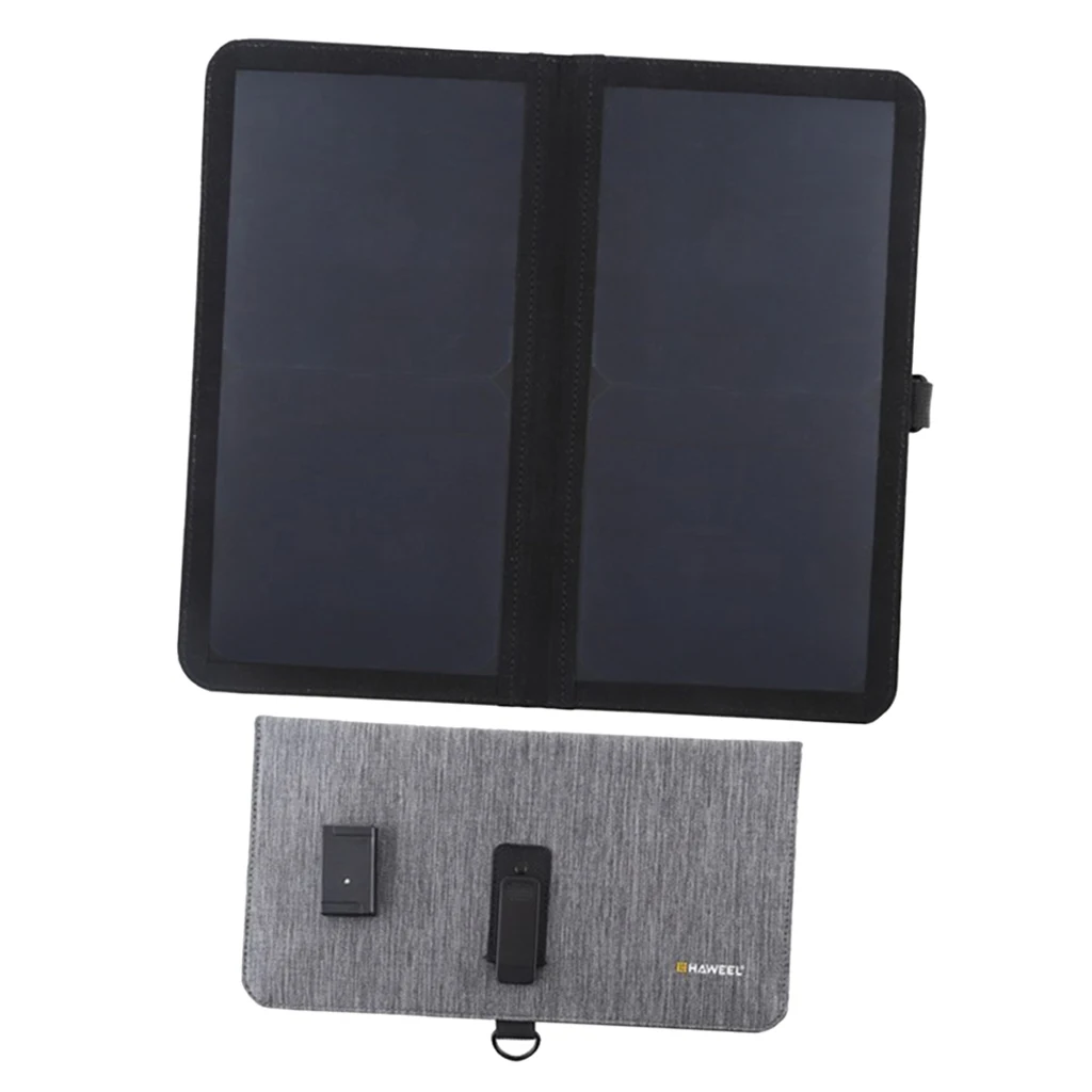 14W Foldable USB Solar Panel Solar Cell Portable Folding Solar Panel Charger Outdoor Mobile Power Battery Charger