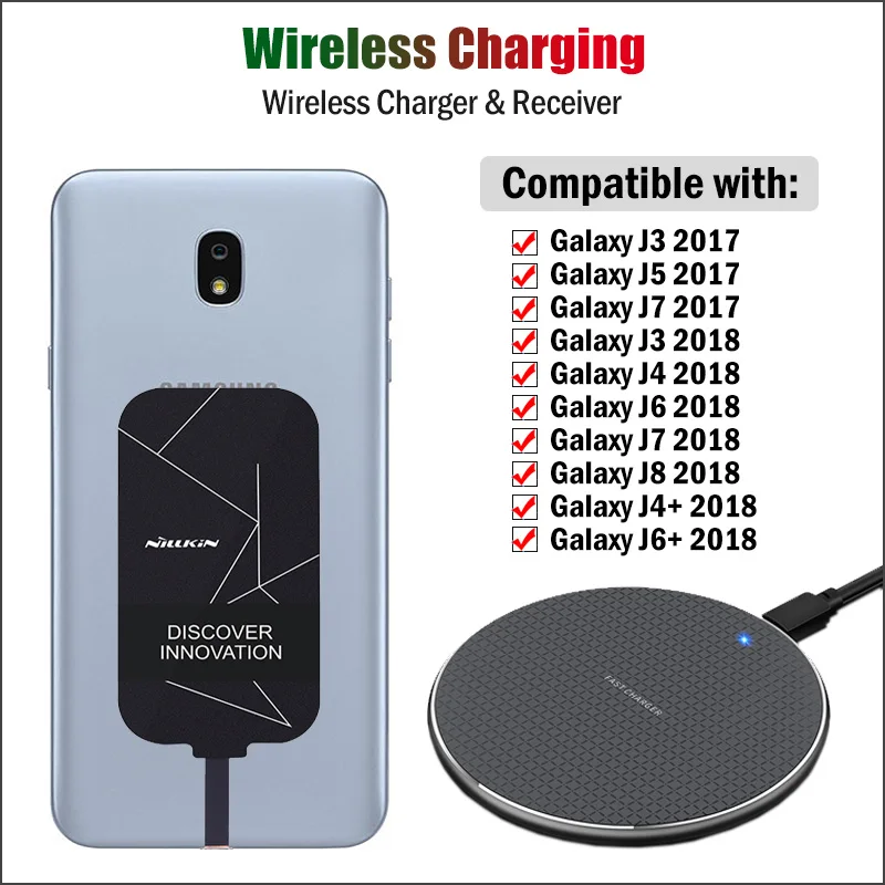 Samsung j7 pro wireless charging case galaxy j5 pro wireless charger