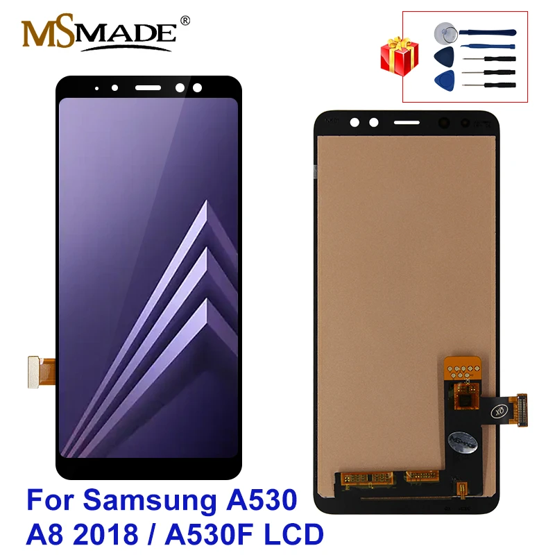 

5.6'' LCD For Samsung Galaxy A8 2018 LCD A530 Touch Screen Digitizer Assembly For A530F A530N LCD Screen Replacement Parts