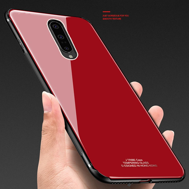 YUETUO стекло бронированный телефон назад etui, coque, чехол, чехол для one plus 7 pro 6 6 t 5 t 6 t 5 t для oneplus 7 аксессуары
