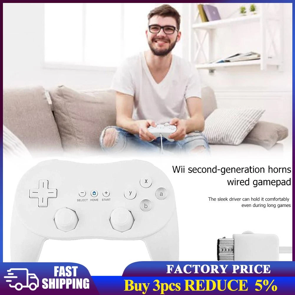 2個クラシックコントローラセット要素コンソール有線ゲームパッド軽量ゲーム任天堂wii Wiiリモコン再生 ゲームパッド Aliexpress