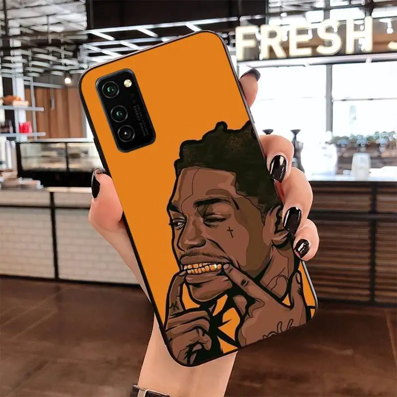 HPCHCJHM Kodak Black Rapper Bling Cute Phone Case for Samsung S20 plus Ultra S6 S7 edge S8 S9 plus S10 5G lite 2020