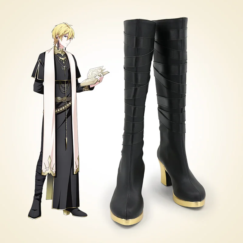 

Unisex Anime Cos IDOLiSH7 Rokuya Nagi Cosplay Costumes Boots Shoes Halloween Christmas Party Custom Made
