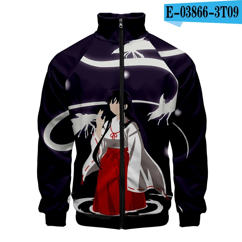 Inuyasha куртка Стильная приталенная ветровка приталенная на молнии модная трендовая Повседневная куртка ветровка - Цвет: E03866