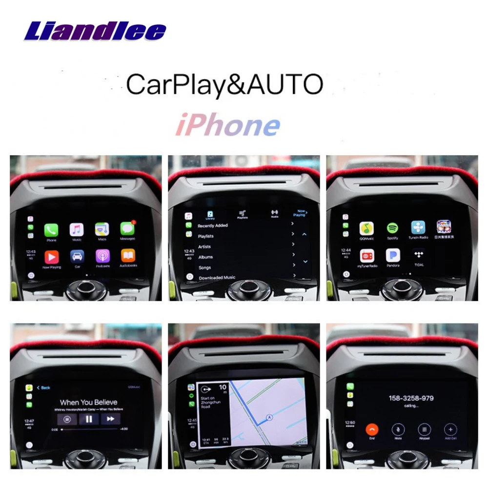 Автомобильные стереосистемы Android в режиме реального времени для Apple iOS USB CarPlay Auto GPS