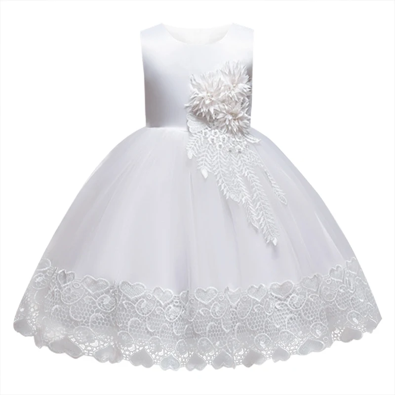 2022 Kids Tutu Birthday Princess Party Dress for Girls Infant Lace Children Bridesmaid Elegant Dress for Girl baby Girls Clothes cutest baby dresses Dresses