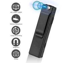 Vandlion A3 Mini aparat cyfrowy HD latarka Micro Cam magnetyczna kamera noszona na ciele wykrywanie ruchu migawka kamera do nagrywania w pętlę