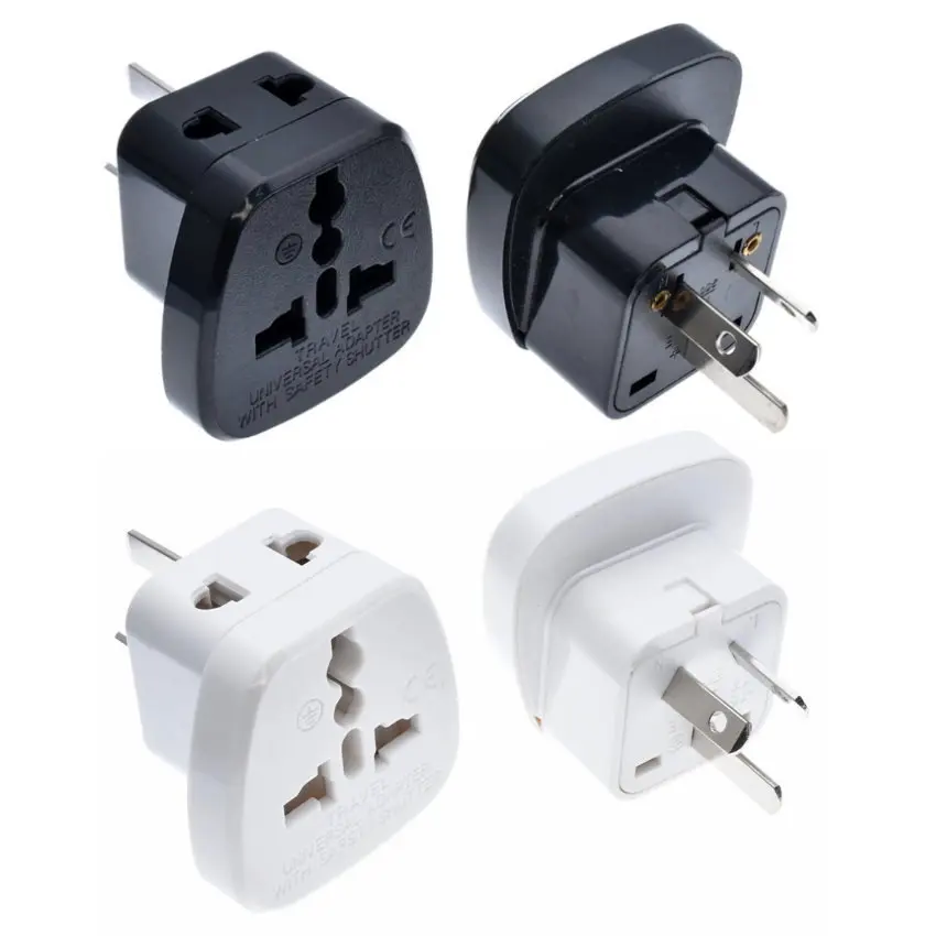 2-In-1 China Travel Adapter Plug Adaptor Converter Universal Outlet With Safety Shutter AC250V 10A | Обустройство дома
