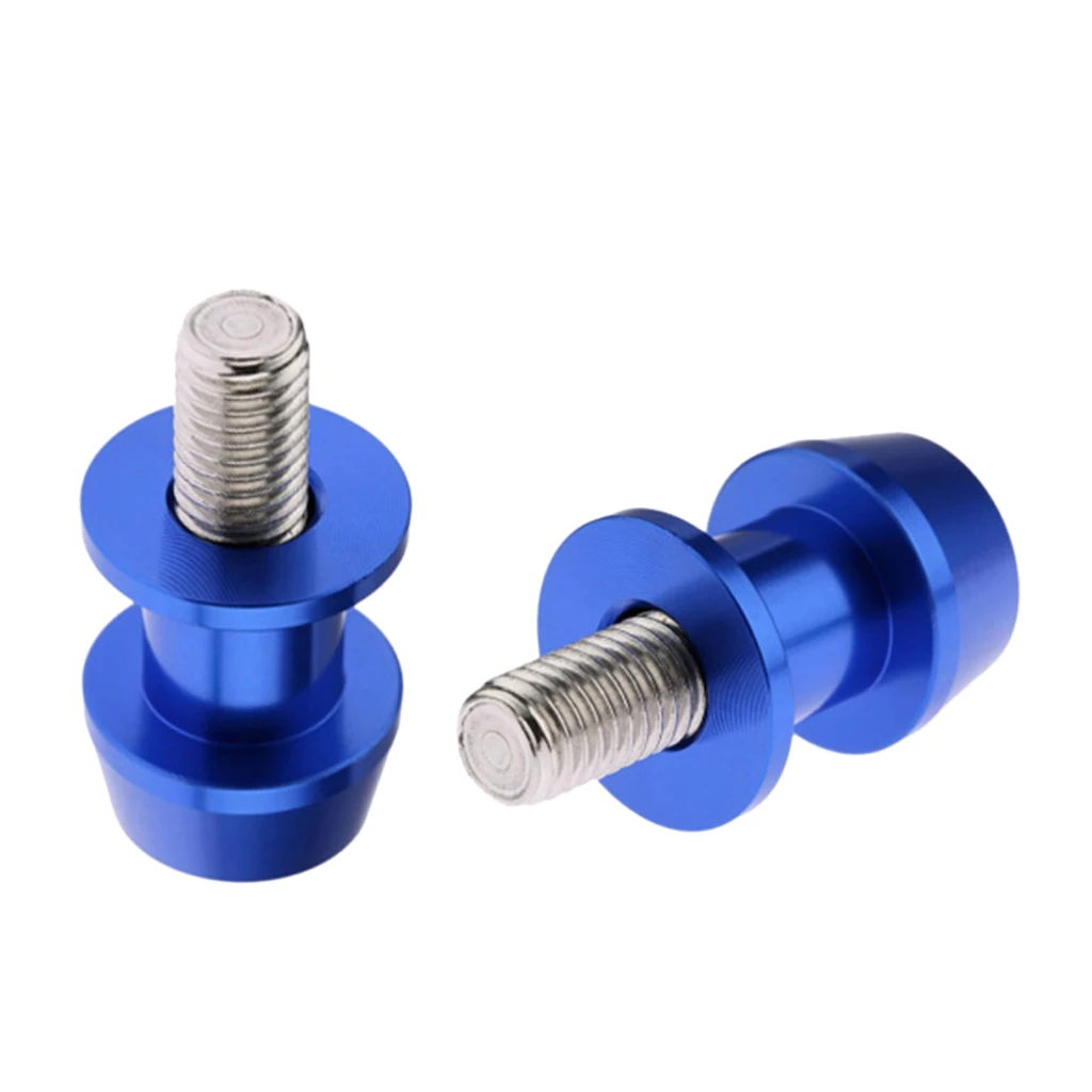 2pcs 6mm Universal Motorcycle CNC Swing Arm Slider Spools for Honda