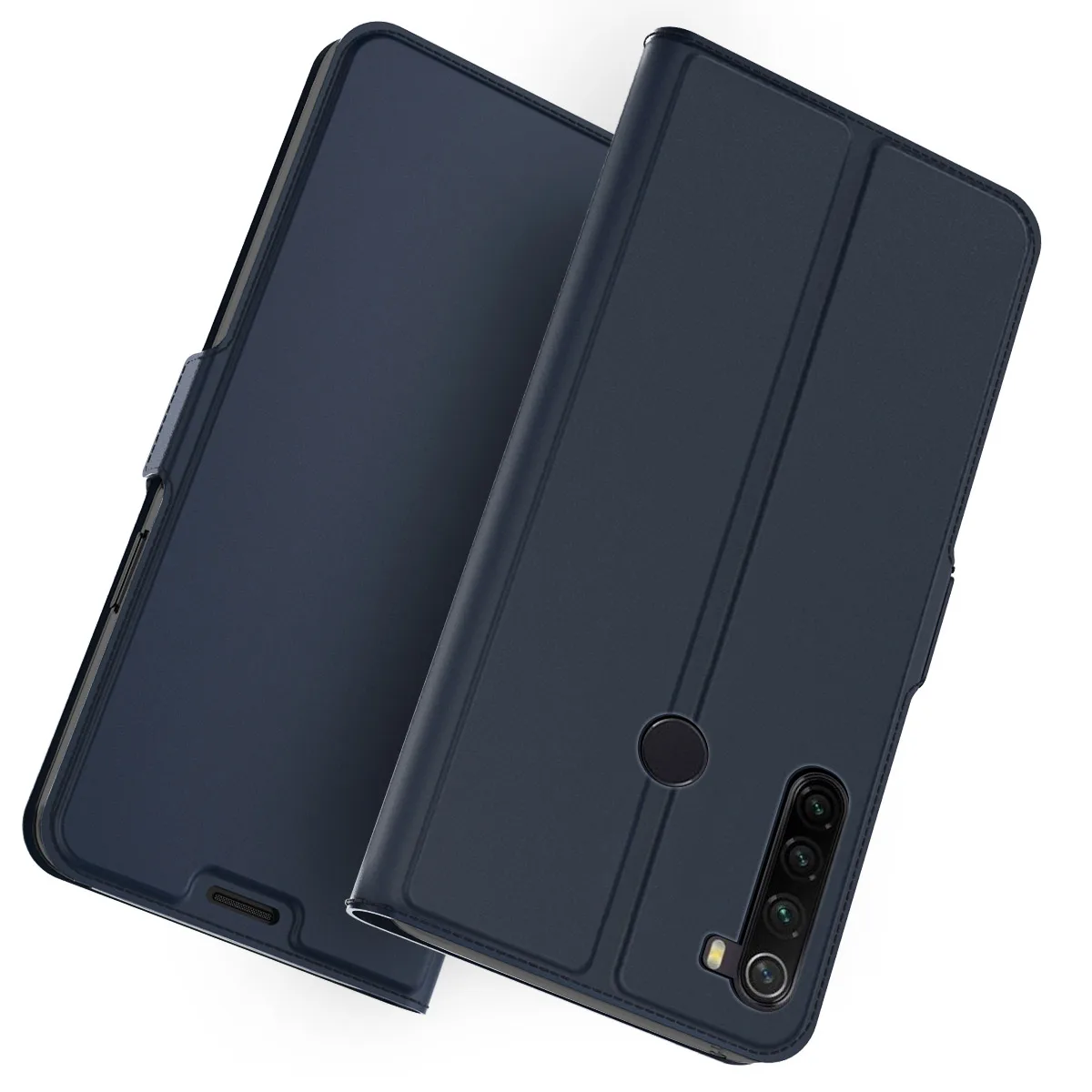 Чехол для Xiaomi Redmi Note 8T из искусственной кожи с откидной крышкой и подставкой чехол