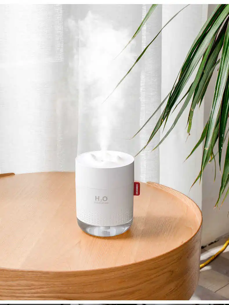2000mAh Wireless Humidifier Romantic Aromatherapy Humidificador USB Aroma Diffuser Warm Night Lamp Mist Maker Fogger For Bedroom