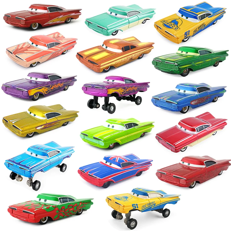 Disney coche de Pixar McQueen Ramone familia 1:55 fundición de aleación de Metal de las 1:55 para los niños regalo de los niños
