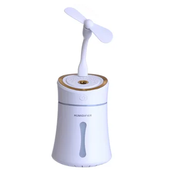 

USB 370ML Air Humidifier Ultrasonic Essential Aroma Oil Diffuser Home Air Humidiifers Mist Maker With 7 Color Changing Lights