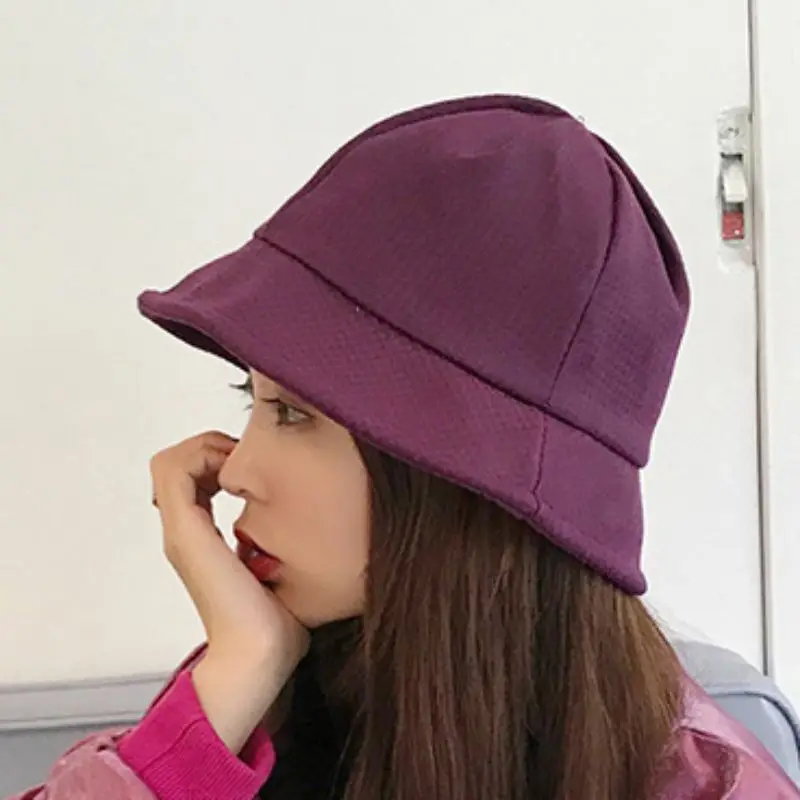 Women Sun Hat Houndstooth Basin Cap Fashion Casual All-match Simple Outdoor Plaid Sun Hat