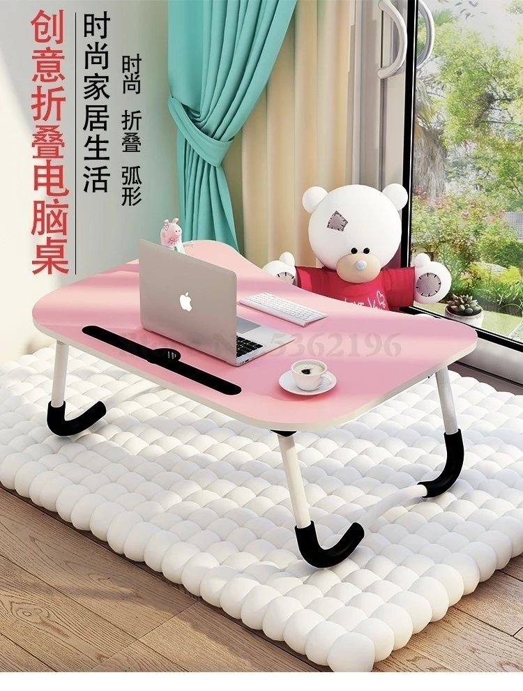 Small Table Foldable Dormitory Multi Function Table Bed Fixed