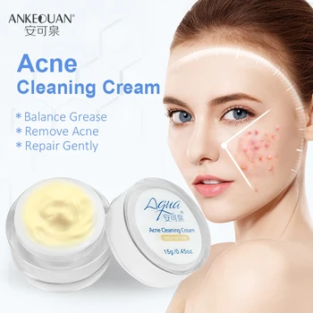 

AnKeQuan Acne Cleaning Cream Remove Repair Comedone Pimple Acne Quickly Face Acne Cream Anti Acne Treatment Skin care