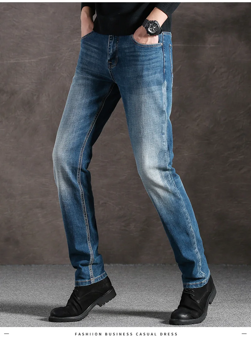 Обтягивающие мужские джинсы Jean Homme синие джинсовые Spijkerbroeken heren брюки байкерские стрейчевый облегающий мужской Vaquero