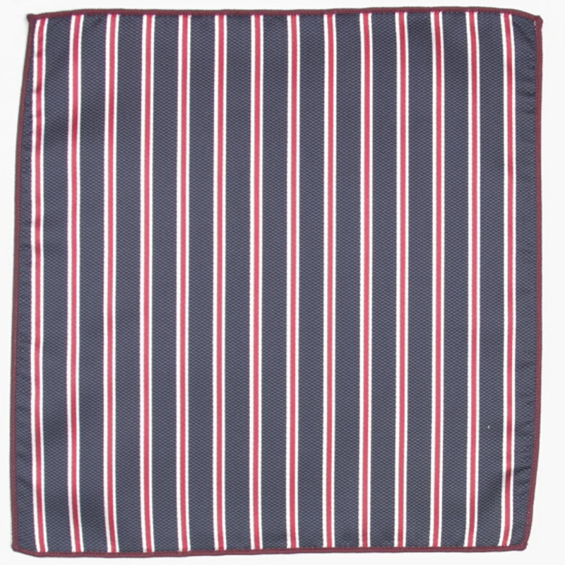  navy stripe patterned pocket square with patterns handkerchief