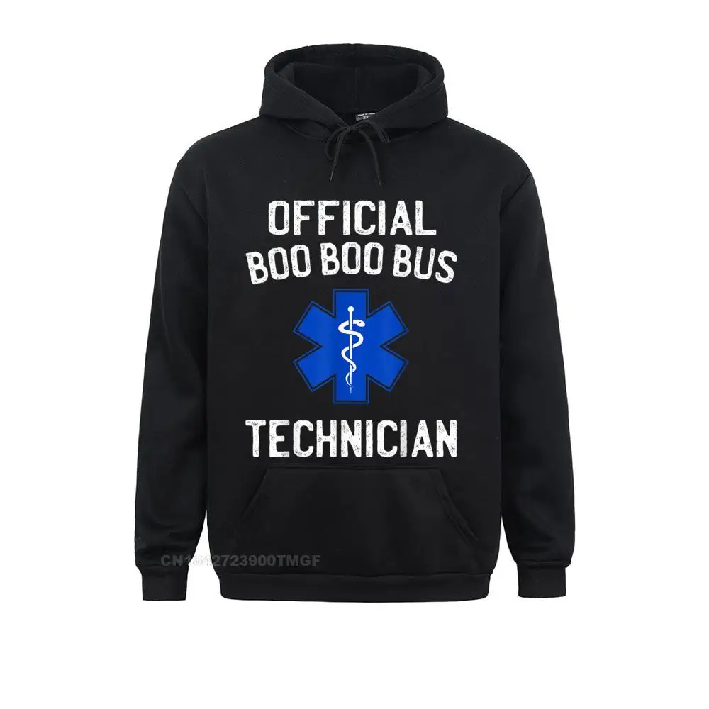 Hot Sale Women Sweatshirts Official Boo Boo Bus Technician Funny EMT AMR EMS Paramedic T-Shirt__19533 Design Hoodies Lovers Day  Clothes Long Sleeve Official Boo Boo Bus Technician Funny EMT AMR EMS Paramedic T-Shirt__19533black