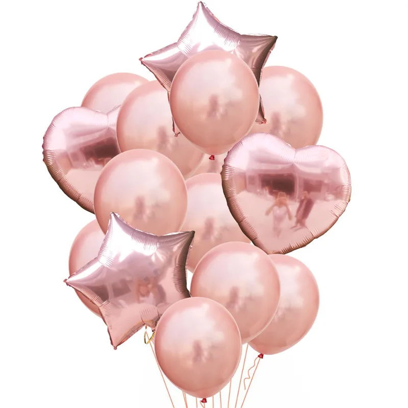 14 шт невесты, чтобы быть много воздушных шаров С Днем Рождения Декоративные гелиевые шарики свадебный фестиваль балон вечерние принадлежности - Цвет: rose gold 1