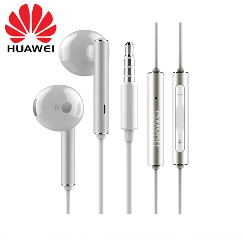 Оригинальные наушники для HUAWEI P7 P8 P9 Lite P10 Plus Honor 6X mate 7 8 9 AM116 3,5 мм Металлические Наушники с микрофоном и регулятором громкости r35
