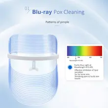 Светодиодный фотонный прибор для омоложения кожи, спектрометр, маска для красоты, электронный инструмент для красоты, цветное оборудование для красоты