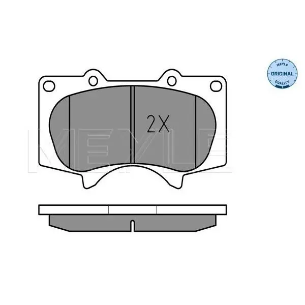 Колодки дисковые передние Toyota Camry 2.4i/3.0i 01 MEYLE 025 24
