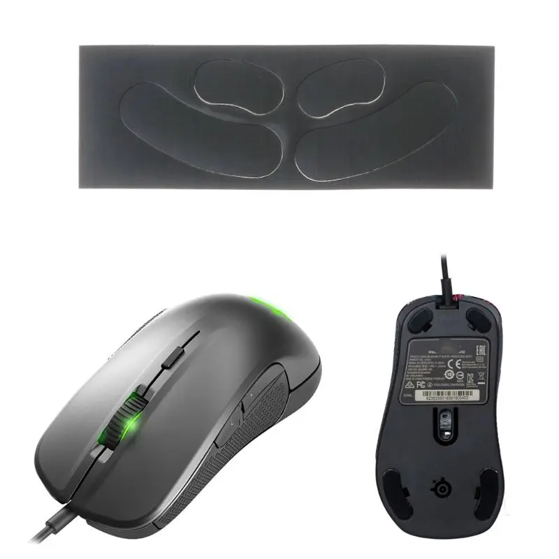 1 комплект черный 0 6 мм Замена мыши Ноги коньки для SteelSeries Rival 300 300S мышь C26|Коврики