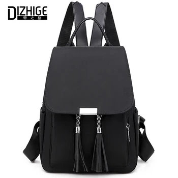 

High Quality Waterproof Nylon Women Backpacks 2020 New Casual Ladies Travel Bags Large Capacity Bag Girl Leisure College Bags