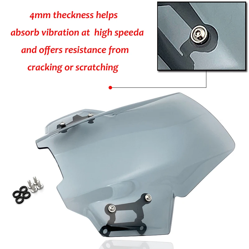 Motorcycle Touring Windshield WindScreen Front Screen For Suzuki Katana 1000 GSX-S1000 GSXS 1000S 2019 2020 Wind Deflector Moto (4)