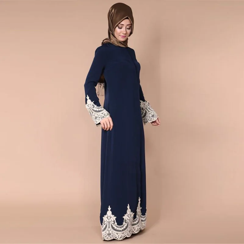 Арабская женская одежда мусульманская женская kebaya Дубай классное кружевное платье кафтан