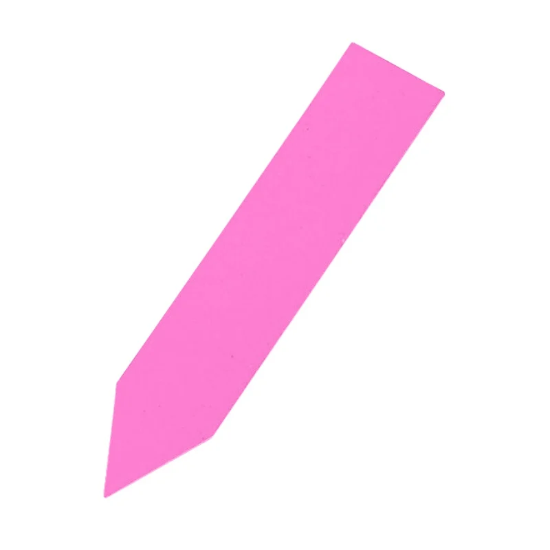 Pink 100 шт. пластмассовая рейка типа маркеры для растений для детского сада растения этикетки цветочный горшок толстый маркер метки для растений Сад - Цвет: Pink