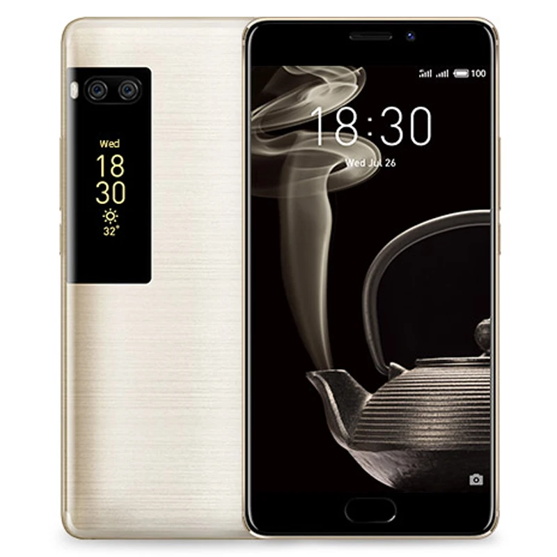 Meizu Pro 7 Plus, 6 ГБ ОЗУ, 128 Гб ПЗУ, Helio X30 Deca Core, 4G LTE, 5,7 дюймов, 1440P экран, двойной, задний, МП, сотовый телефон