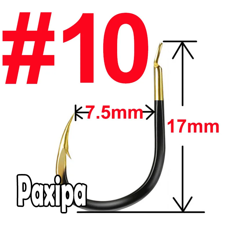 10 шт. вольфрамовый стальной рыболовный крючок с колючим карпом, рыболовный крючок, один круг, рыболовный крючок, морские аксессуары, снасти - Цвет: 10