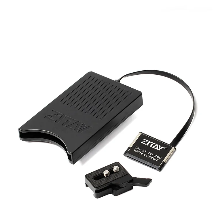 CFAST-SSD 어댑터 변환기 CFast 2.0-SSD, 캐논 URSA C200 C300 1DX2 BMPCC 4K 6K ARRI AMIRA Lexar