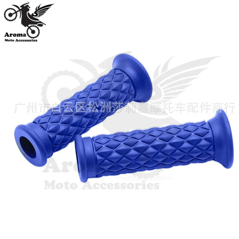 16 colors available brown red black hot retro cafe racer parts 22MM 25MM rubber motorbike grip for honda suzuki yamaha harley softail sportster prince cruise moto handlebar motorcycle handle grips