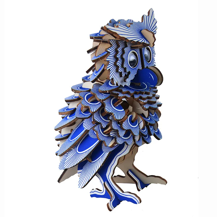 Wooden ornament 3D three-dimensional assembly model puzzle manual simulation product wooden boy children adult animal puzzle toy Wooden ornament 3D three-dimensional assembly model puzzle manual simulation product wooden boy children adult animal puzzle toy