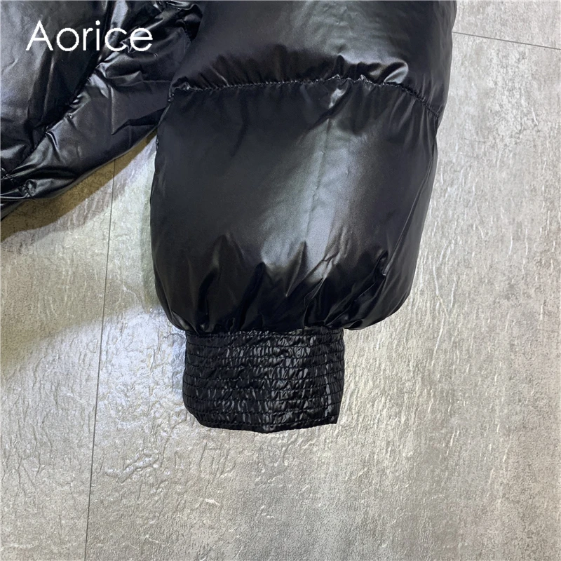 Aorice/зимняя женская теплая Повседневная куртка-пуховик 90%, пальто с лисьим меховым воротником для девочек, женская короткая куртка, пальто C401201
